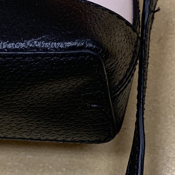 Kate Spade Black and Cream Leather Small Crossbody Purse - Picture 13 of 16